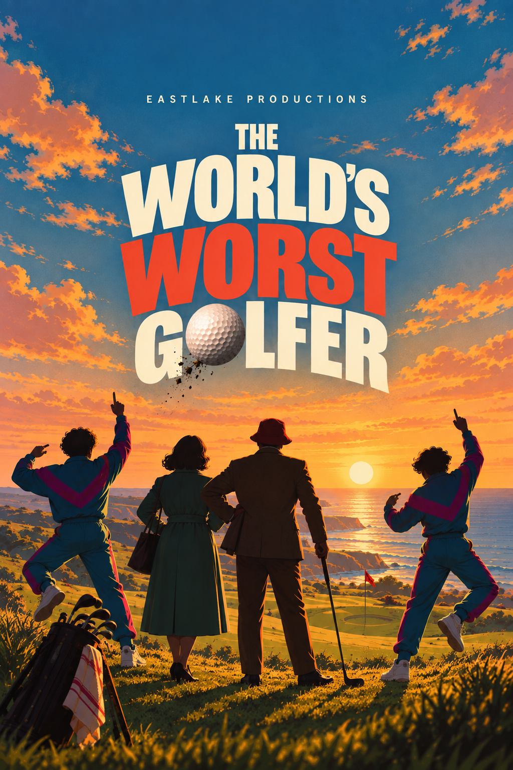The World's Worst Golfer poster artwork