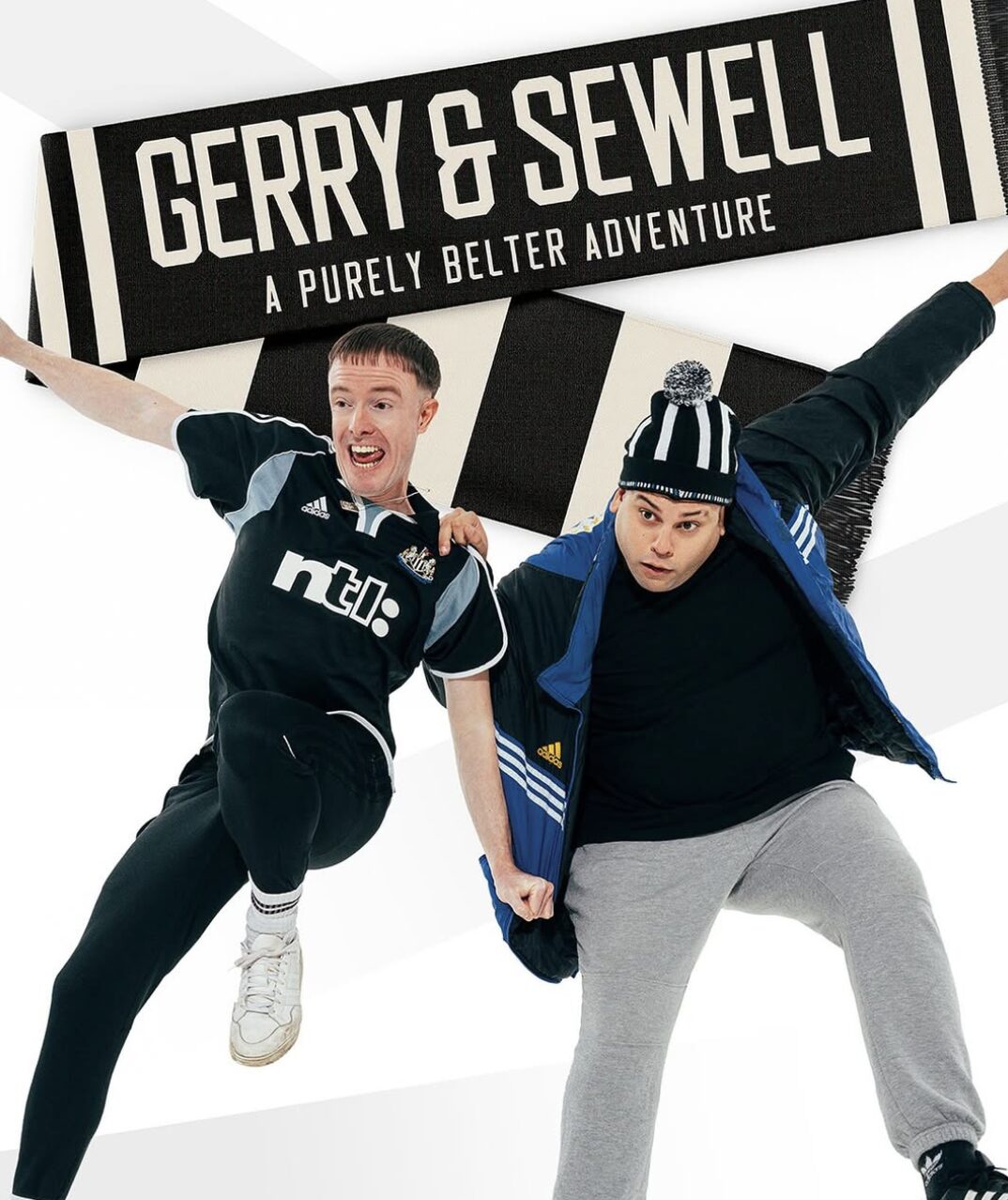 Gerry and Sewell key art for the West End transfer